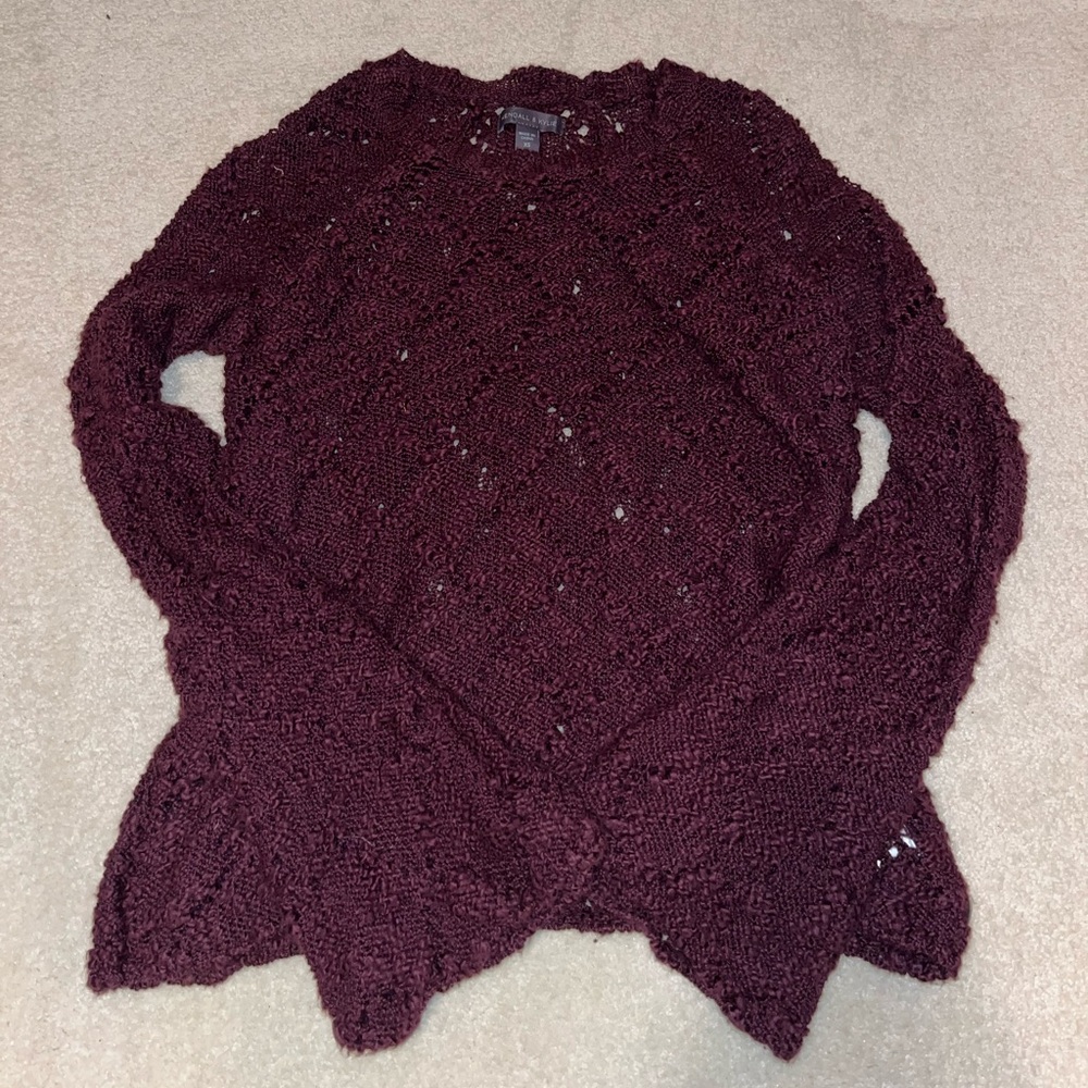 Maroon Sweater-Kendall and Kylie